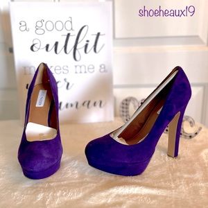 Steve Madden Purple Platform Pumps - Womens - Size 10